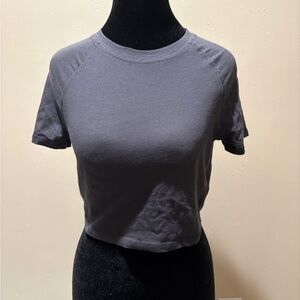 H&M Charcoal Women's Crop Top